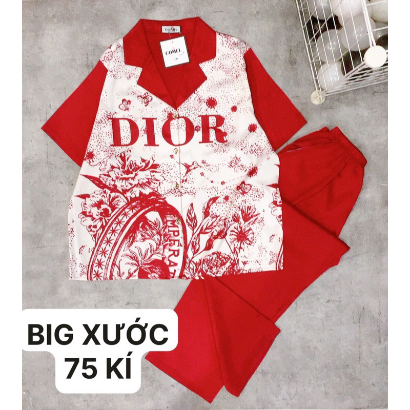 Bộ ngủ Lụa tơ tầm big size 50<75kg