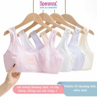 Áo lá nữ sinh speranza, bé gái 45kg đến 60kg mặc vừa, vải lưới thông hơi thoáng khí - spal628sh