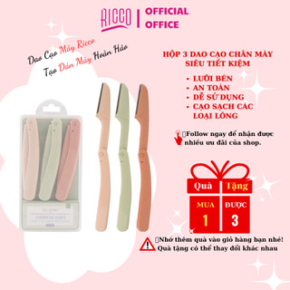 Dao Cạo Chuyên Dụng Lông Mày Mặt Bikini Gập Tiện Lợi Ricco