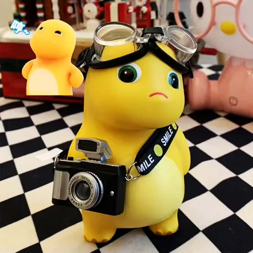 Đồ Chơi Silicone Nắm Bóp Cầm Tay Squishy Rồng Sữa Khủng Long / Hũ Mật Ong Hình Thú Thư Giãn Giảm Stress