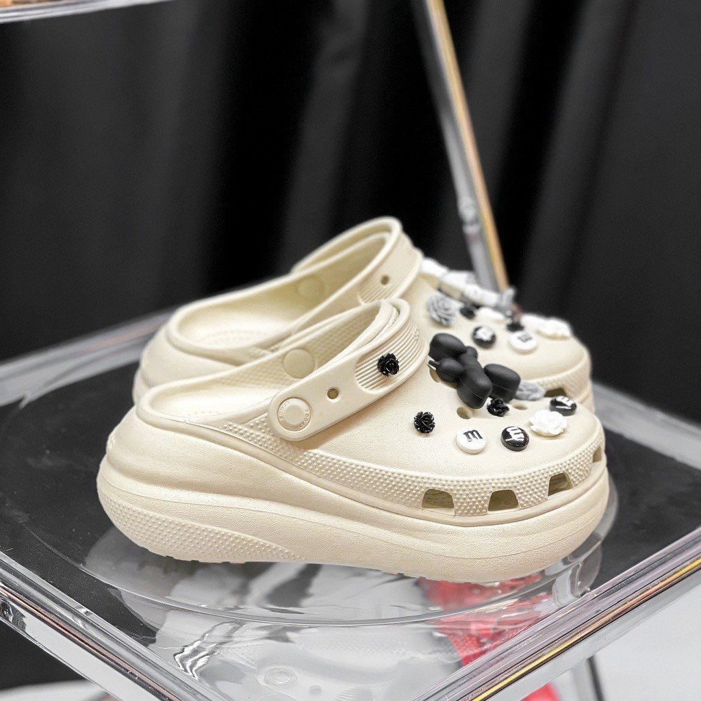 Dép Crocs Crush đế cao hàng chuẩn