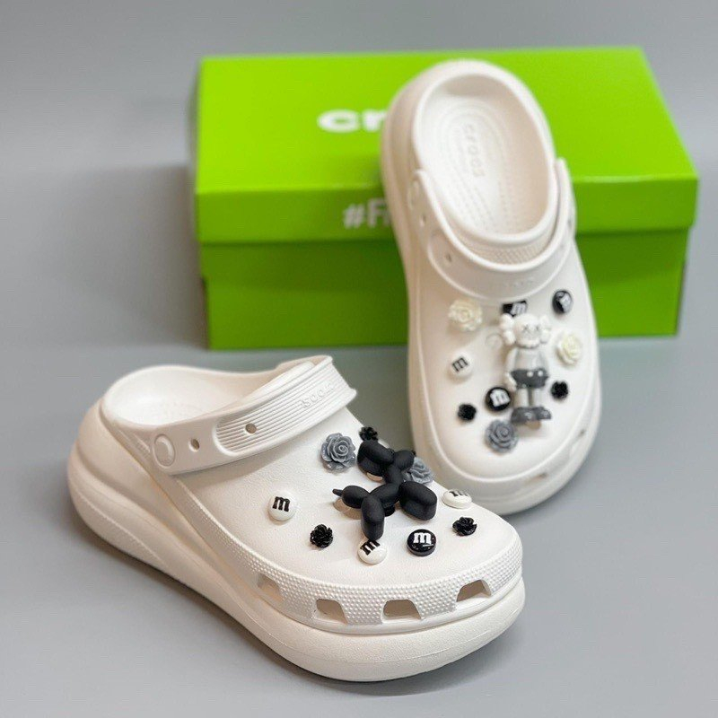 Dép Crocs Crush đế cao hàng chuẩn