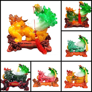 TỲ HƯU PHONG THỦY KÉO BẮP CẢI WM833,WM833ML XANH CAO 23CM