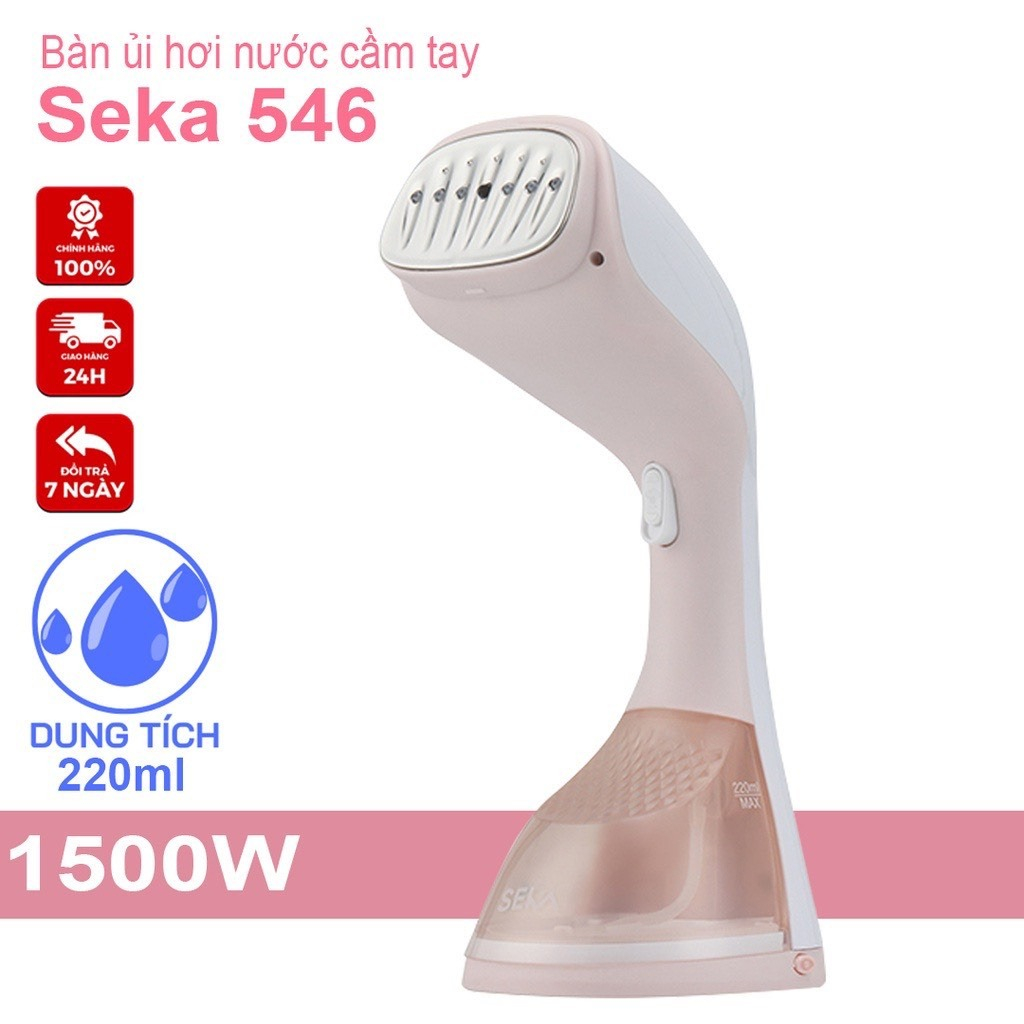Bàn là hơi nước cầm tay Seka K545 công suất 1500W, bàn ủi hơi nước mini du lịch, gấp gọn tiện lợi cho gia đình