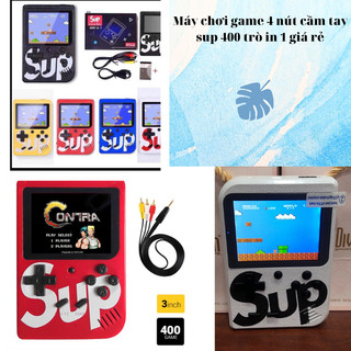 Máy chơi game 4 nút cầm tay sup 400 trò in 1 giá rẻ