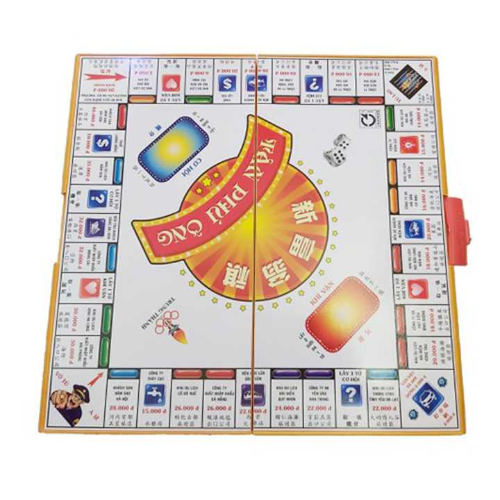 BÀN CỜ TỶ PHÚ LỚN 45*45 CM