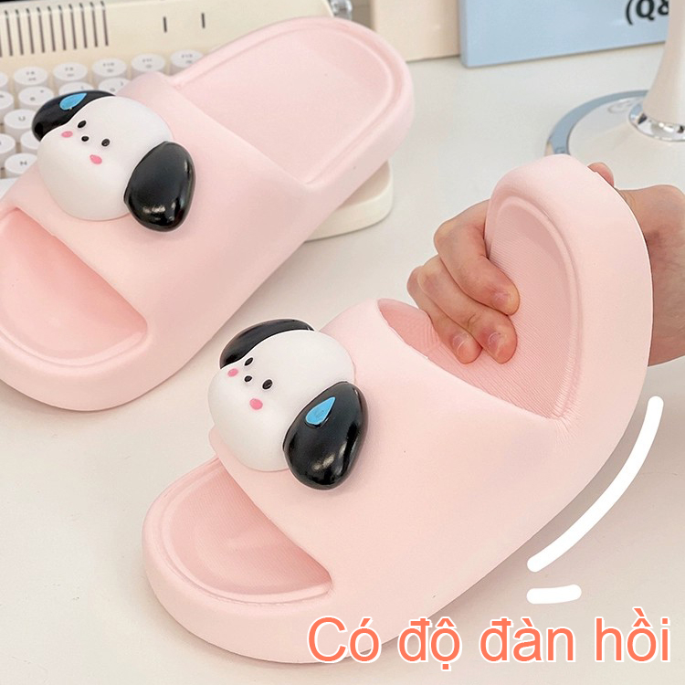 Dép bánh mì nữ sandal nữ, đế dày chống trượt, thoải mái và chống nước, phim hoạt hình dễ thươn