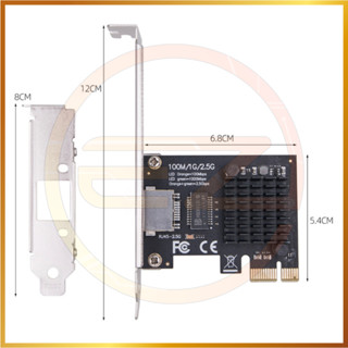 Card mạng LAN 2.5G bộ xử lý RTL8125BG chân cắm Pcie x1