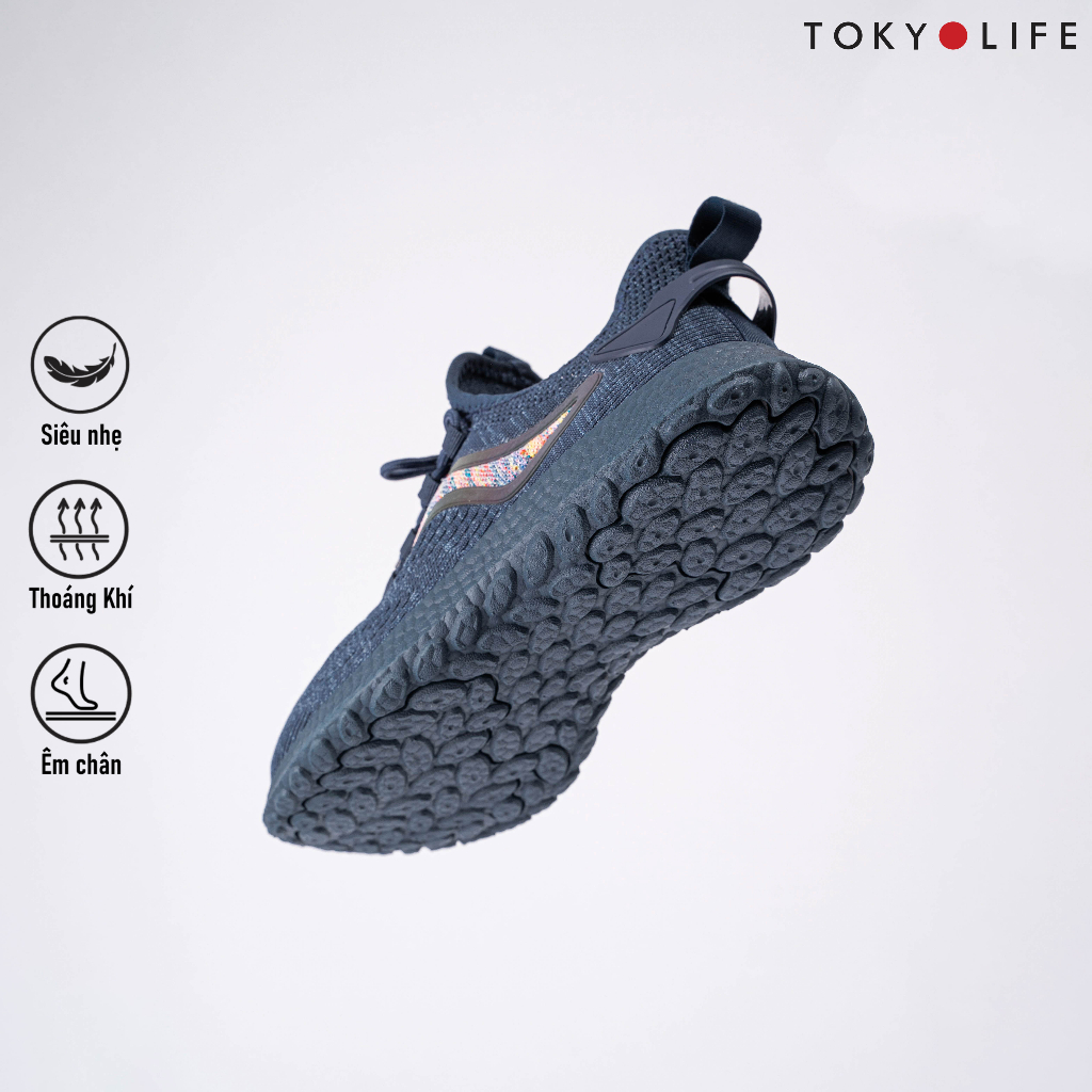 Giày thể thao nam TOKYOLIFE siêu nhẹ êm chân năng động chống trượt phù hợp chạy bộ, tập gym C7SHO314L