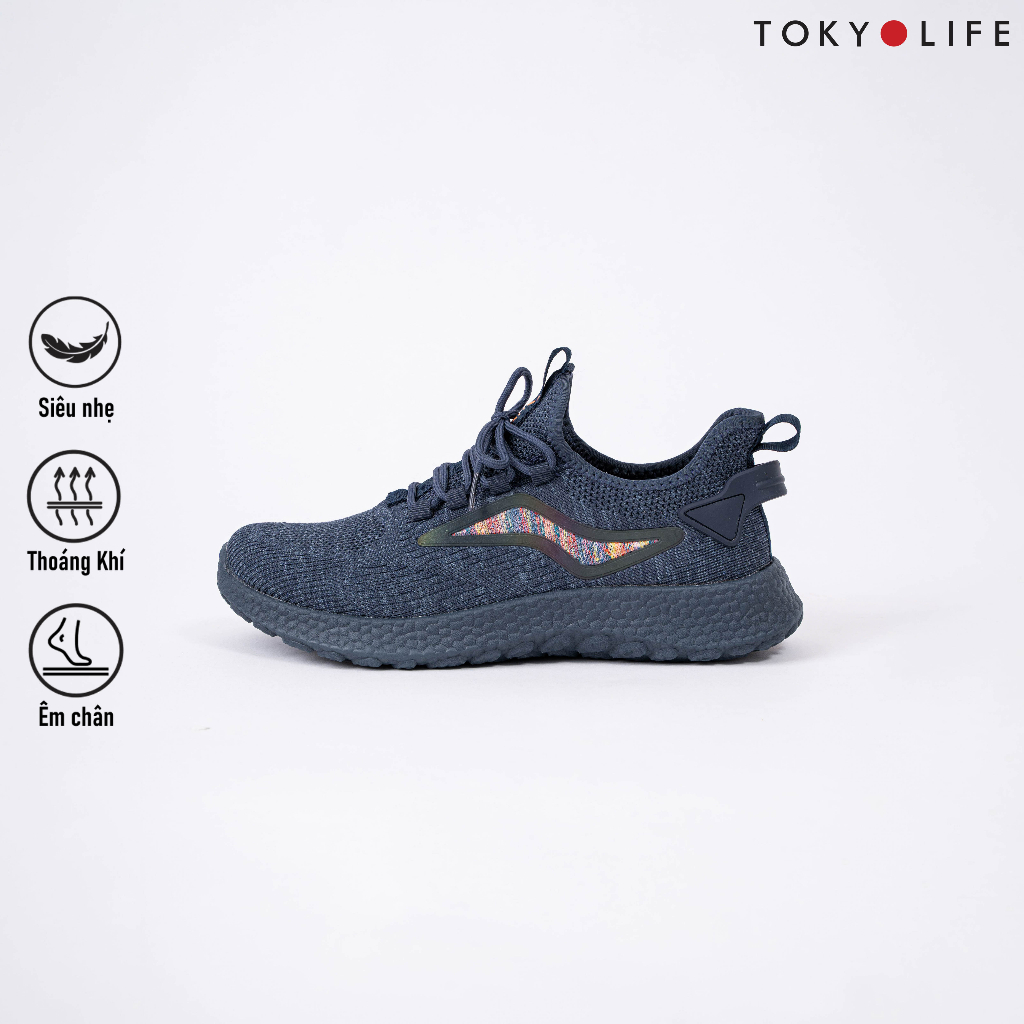Giày thể thao nam TOKYOLIFE siêu nhẹ êm chân năng động chống trượt phù hợp chạy bộ, tập gym C7SHO314L