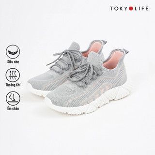 Giày thể thao nữ TOKYOLIFE siêu nhẹ êm chân năng động chất liệu vải dệt cao cấp thoáng khí C9SHO312L