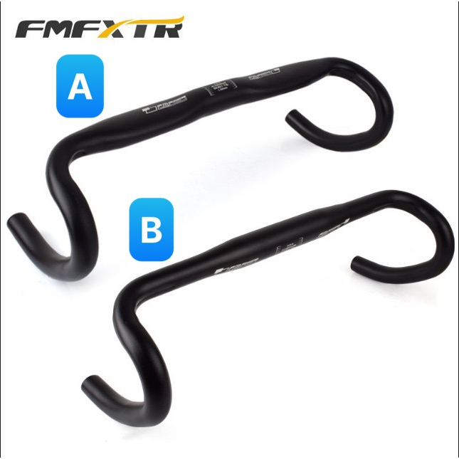 TẶNG 5 KHẨU TRANG-Ghi đông sừng bò tay lái xe đạp 31.8mm