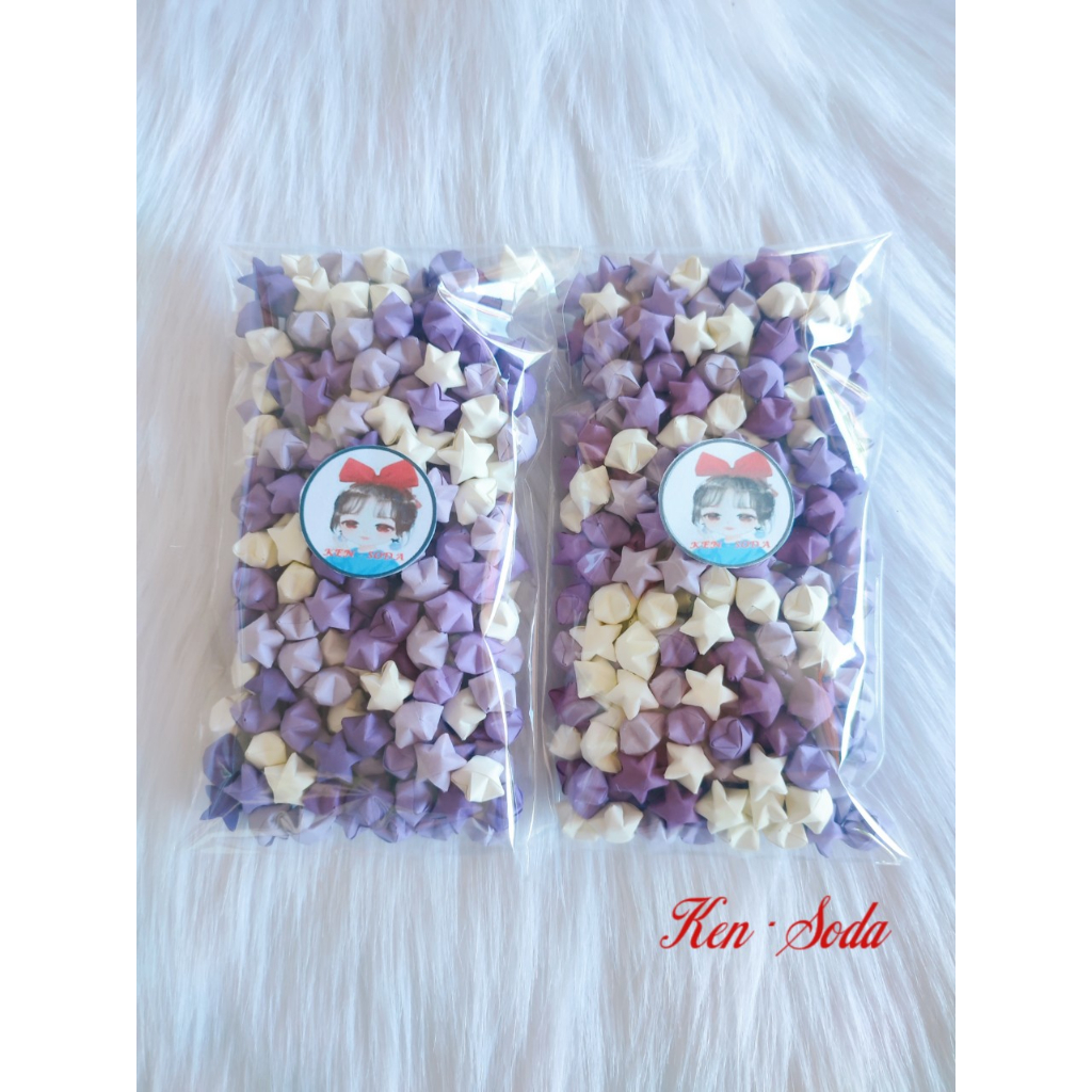 Set  100, set 250, set 500 ngôi sao giấy gấp sẳn