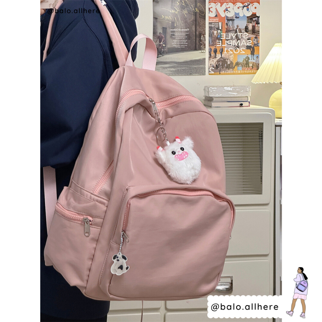 Balo Cặp Đi Học Nam Nữ Basic