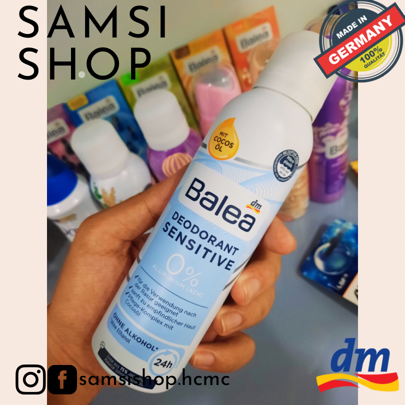 Xịt khử mùi hương nước hoa - Balea Deospray Parfum Deodorants🌸🌷🪻