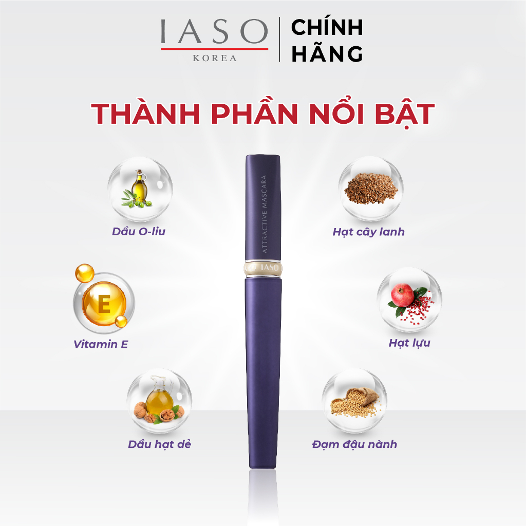 I38 Chuốt mi IASO Attractive Mascara
