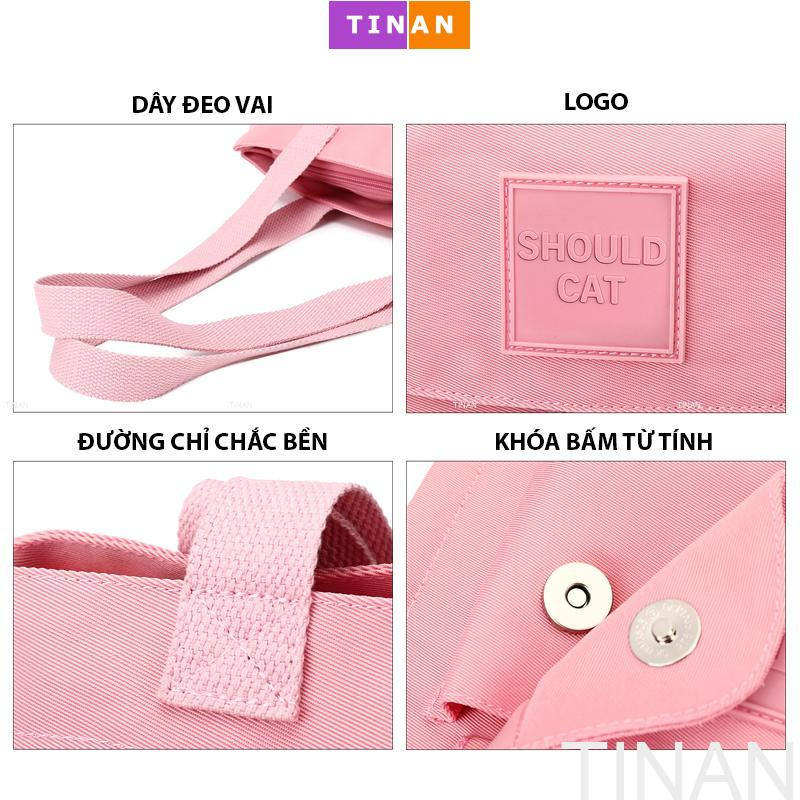 Túi Xách Đựng Laptop nữ 14 Inch, Túi Xách Vải Thời Trang A8276, Đựng Được Laptop 14 Inch