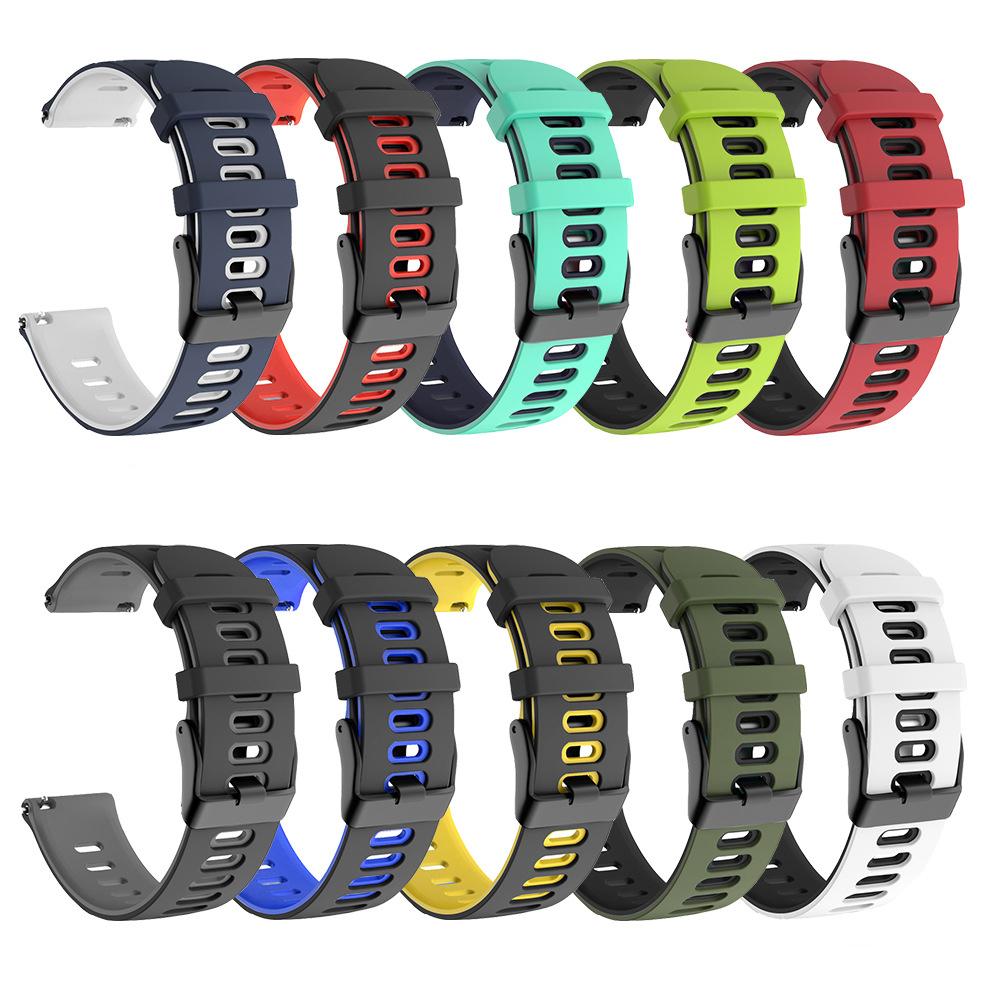 Dây Silicon chốt thông minh 20mm và 22mm cho đồng hồ thông minh và đồng hồ truyền thống - DSL02 - DLC03