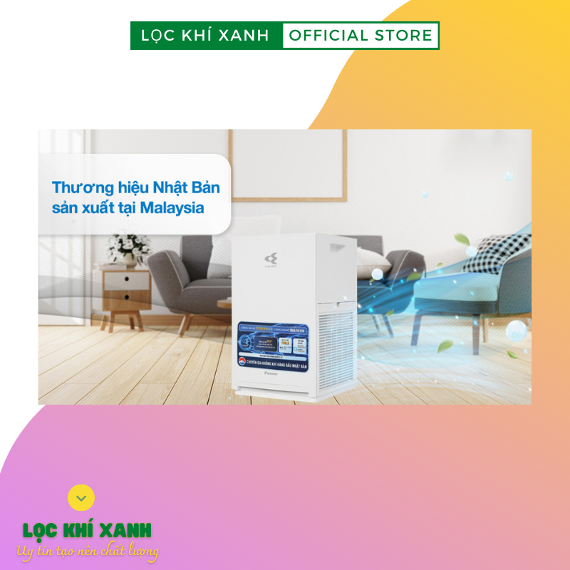 Máy Lọc không khí Daikin MC30YVM7 - Công nghệ Streamer, Diệt khuẩn bụi mịn PM2.5, Khử mùi, Diện tích 23m2