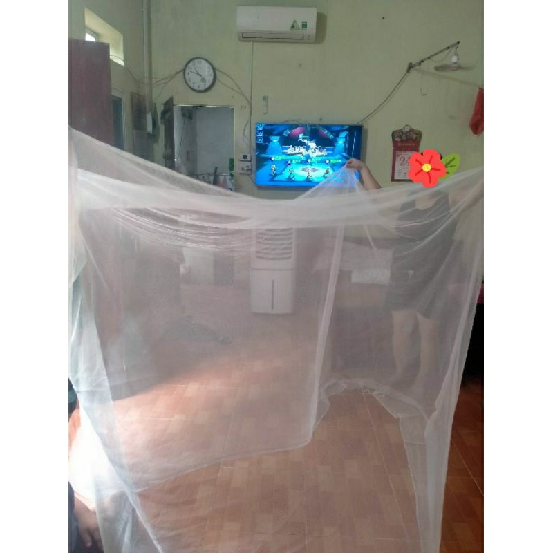 Màn tuyn cá nhân 1m2 x 1m9 ( 120 x 190 cm ) vải dày dặn