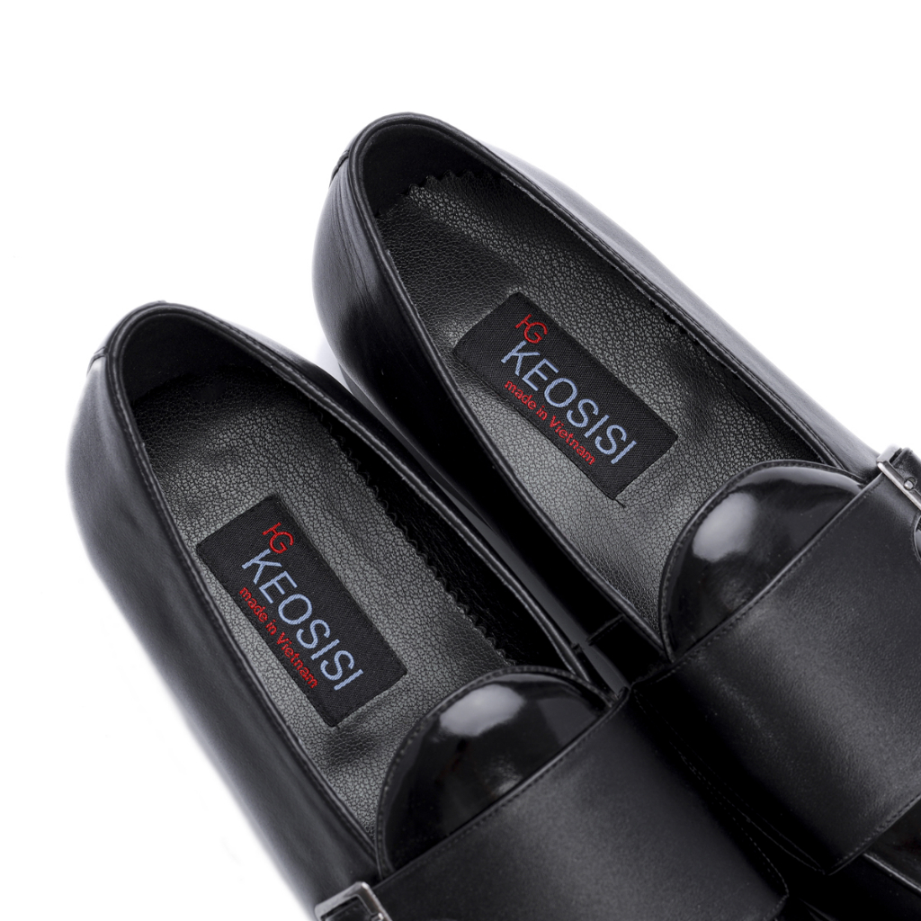 Giày lười nam da bò  dáng công sở trẻ trung hàng hiệu cao cấp Hộp đựng sang trọng KEOSISI Bảo hành 12 tháng HG01
