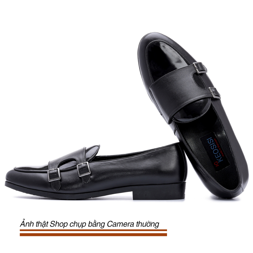 Giày lười nam da bò  dáng công sở trẻ trung hàng hiệu cao cấp Hộp đựng sang trọng KEOSISI Bảo hành 12 tháng HG01