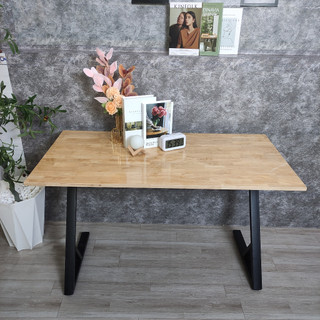 Bàn làm việc hiện đại U,K,X,Z (50×100×75cm) [GIÁ SẬP SÀN], Mặt gỗ cao su tự nhiên chống nước, chống ẩm cực tốt.