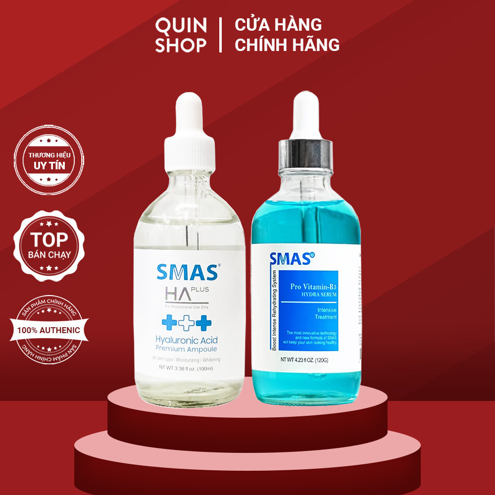 Tinh Chất Cấp Ẩm, Dịu Da SMAS Pro Vitamin B5 Hydra Serum, Hyaluronic Acid Premium Ampoule