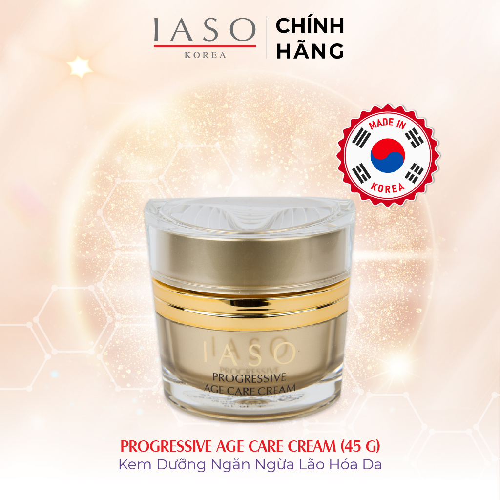 I20 Kem dưỡng da ngăn ngừa lão hóa IASO Progressive Age Care Cream 45g