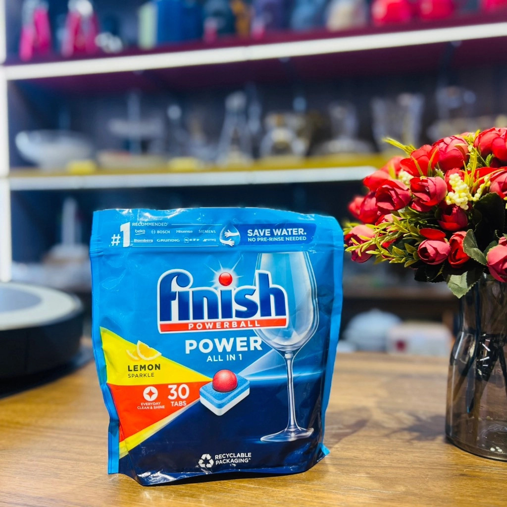 Viên rửa bát Finish All In One Max 100 Viên và 30 viên - Nhập khẩu chính hãng