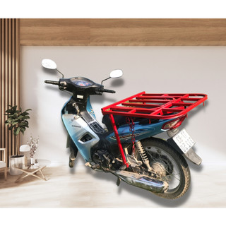 Giá chở hàng baga xe máy đa năng có thể mở cốp đổ xăng không cần tháo có thêm thanh chắn chống trôi hàng