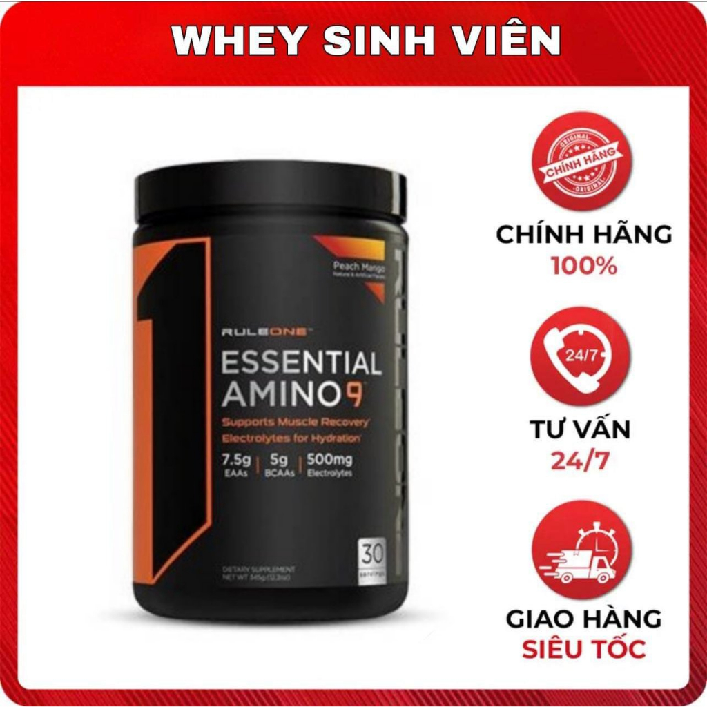 Thực Phẩm Bổ Sung EAA Rule 1 Essential Amino 9 Eaa 30 Lần Dùng tại WHEYSINHVIEN.COM