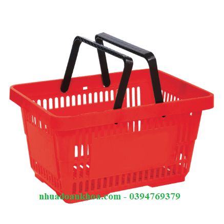 Giỏ nhựa siêu thị G1025 siêu bền của Đại Đồng Tiến
