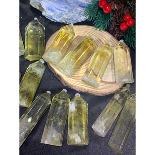 Trụ đá màu vàng (Citrine ) Size 7-8cm