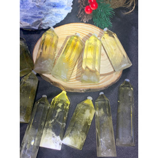 Trụ đá màu vàng (Citrine ) Size 7-8cm