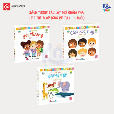 Sách Tương Tác Lật Mở Khám Phá - Lift The Flap (Cho bé từ 2 - 6 tuổi) – Đinh Tị Books
