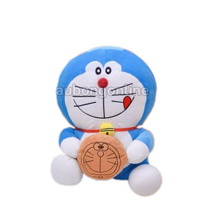 Gấu bông doremon ôm bánh rán size M