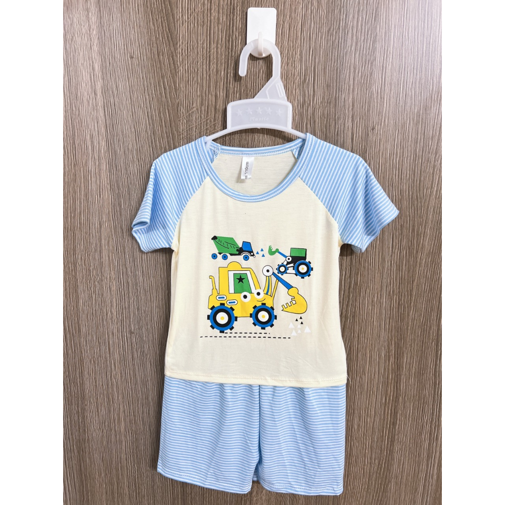 Bộ thun cotton Min Kids bé trai - Xu Mây shop