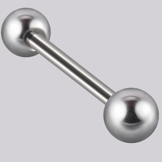 Khuyên 2 đầu bi thân 1,2 bóng 3mm