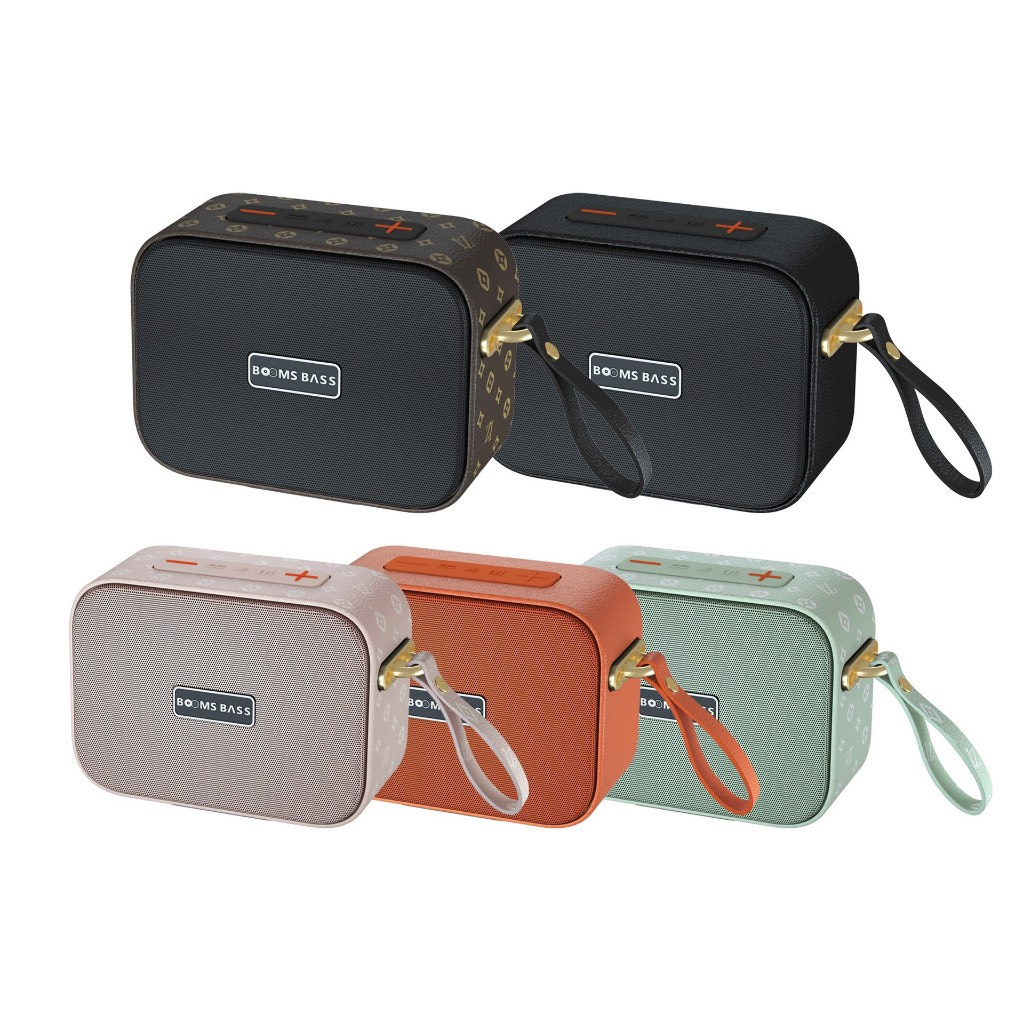 Loa bluetooth mini, loa karaoke kèm mic hát Boombass M2101+ công suất 5W- Bảo hành chính hãng 6 Tháng