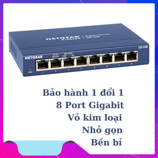 Bộ chia mạng Netgear GS108 8-Port 10/100/1000 Gigabit Switch