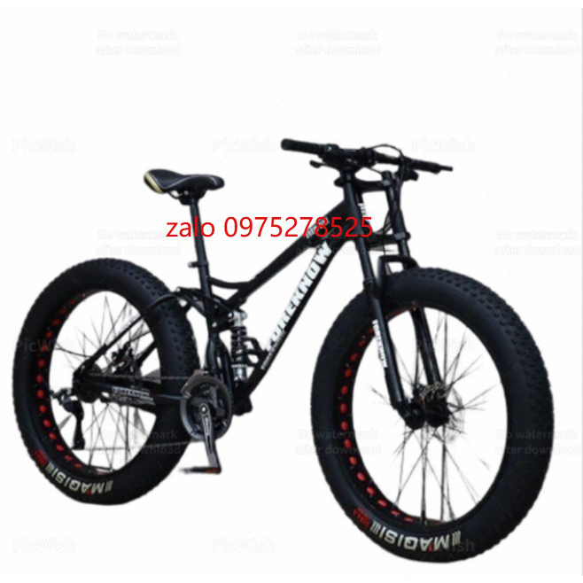 Xe đạp bánh béo 26inch vành nan hoa - 21 tốc độ. Phiên bản 2023