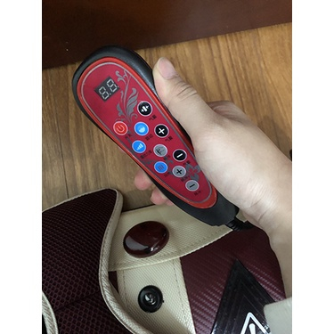 Máy massage Thắt Lưng  9 Chế Độ Rung, 30 Điểm Xung Điện, Ánh Sáng Tia Hồng Ngoại Chườm Nóng Giảm Đau