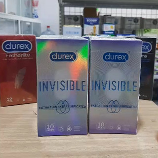 Bao cao su Durex Invisible Extra Thin Extra Sensitive Siêu Mỏng Ôm Sát (10 cái) | Siêu mỏng, Chân thật, Chính hãng