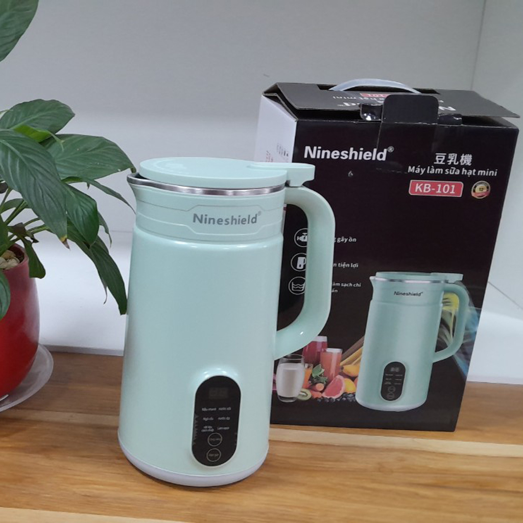Máy xay nấu đa năng Ninesield KB-101 - Máy làm sữa hạt dung tích 800ml