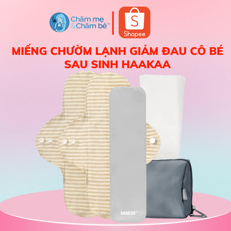 Miếng chườm lạnh giảm đau sau sinh Haakaa. Làm dịu cơn đau vùng xương chậu cho mẹ sau sinh