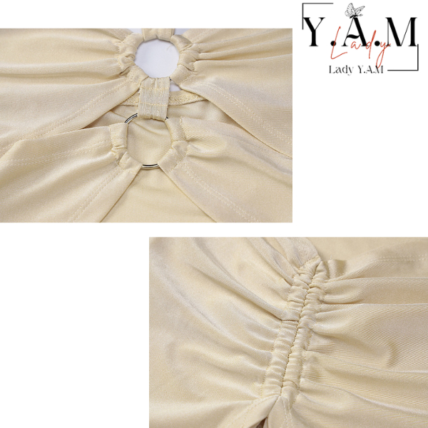 [ Lady Y.A.M ] Đầm Sling Dress Màu Mơ Đi Biển Gợi Cảm BST HÈ 2023 | BigBuy360 - bigbuy360.vn