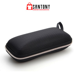Hộp đựng kính SANTONY khóa kéo thời trang nhiều màu sắc