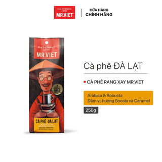 Cà phê r Đà Lạt vị sô cô la và caramen - MR.VIET Coffee 250g, 500g, 1kg