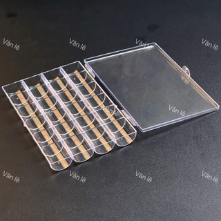 khay nhựa đựng đá 24 ô hộp đựng phụ kiện nail